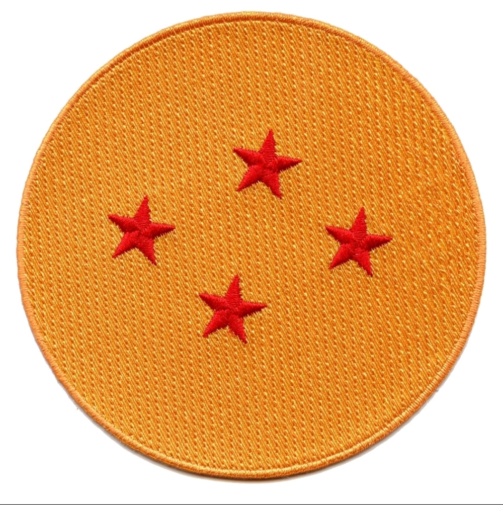 Orange Patch with Red Stars